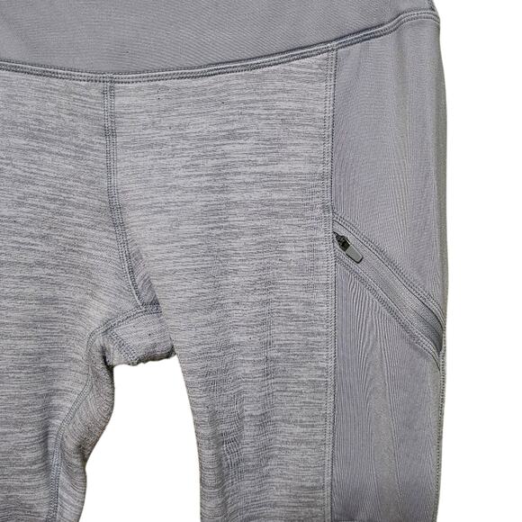 Active Life Light Gray Leggings with Pockets Ankle Running Women's Size Large - Picture 3 of 6